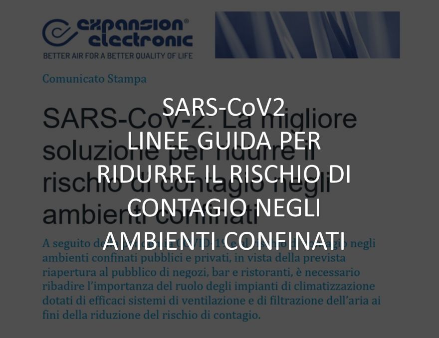COMUNICATO SARS COV2